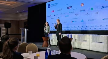 Student delegates speak at the 2023 North American Gas Forum in Washington, DC