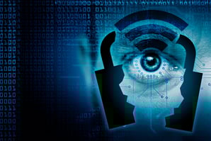 Graphical image symbolizing cyber security